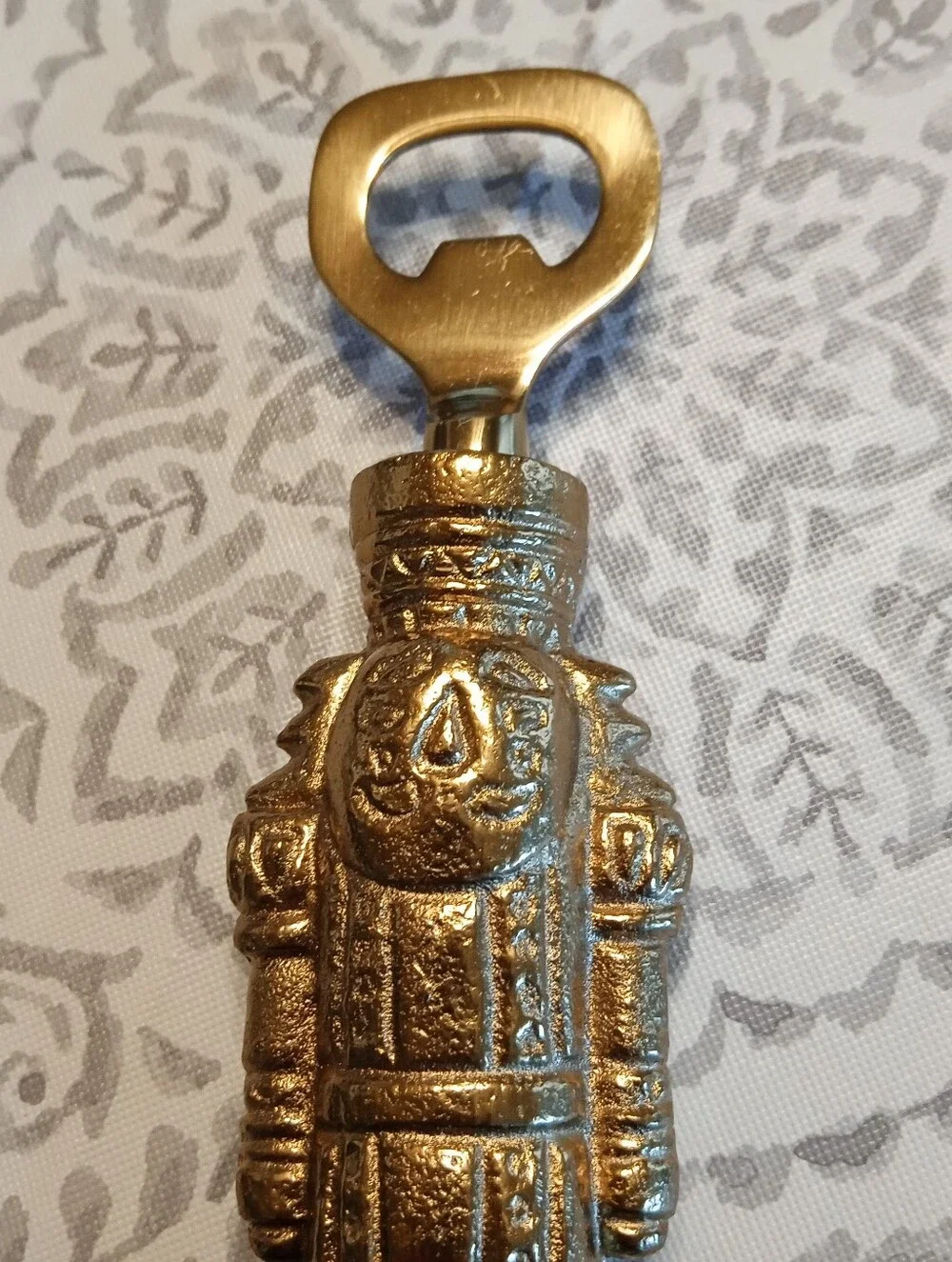 Project 62 Brass & Golden Nutcracker Bottle Opener Discontinued Modernist Heavy